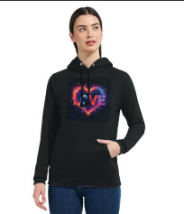 Love 9 - Premium Womens Pullover Hoodie