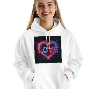 Love 9 - Premium Unisex Pullover Hoodie | JustHoods JH001