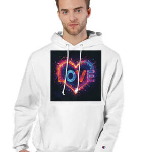 Love 9 - Recycled polyester Unisex Pullover Hoodie | Champion S1051