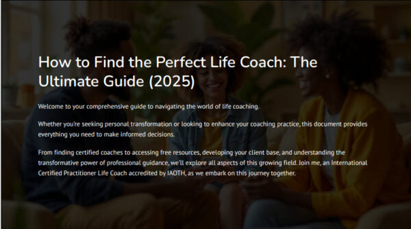 2025 How to Find a Life Coach. The Ultimate Guide 2025