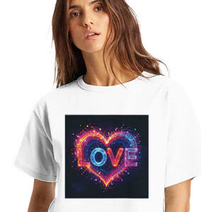 Love 9 - Women's Cropped Heritage Crewneck T-Shirt | Champion T453W